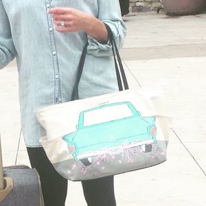 Kate Spade Happily Ever After Canvas Tote